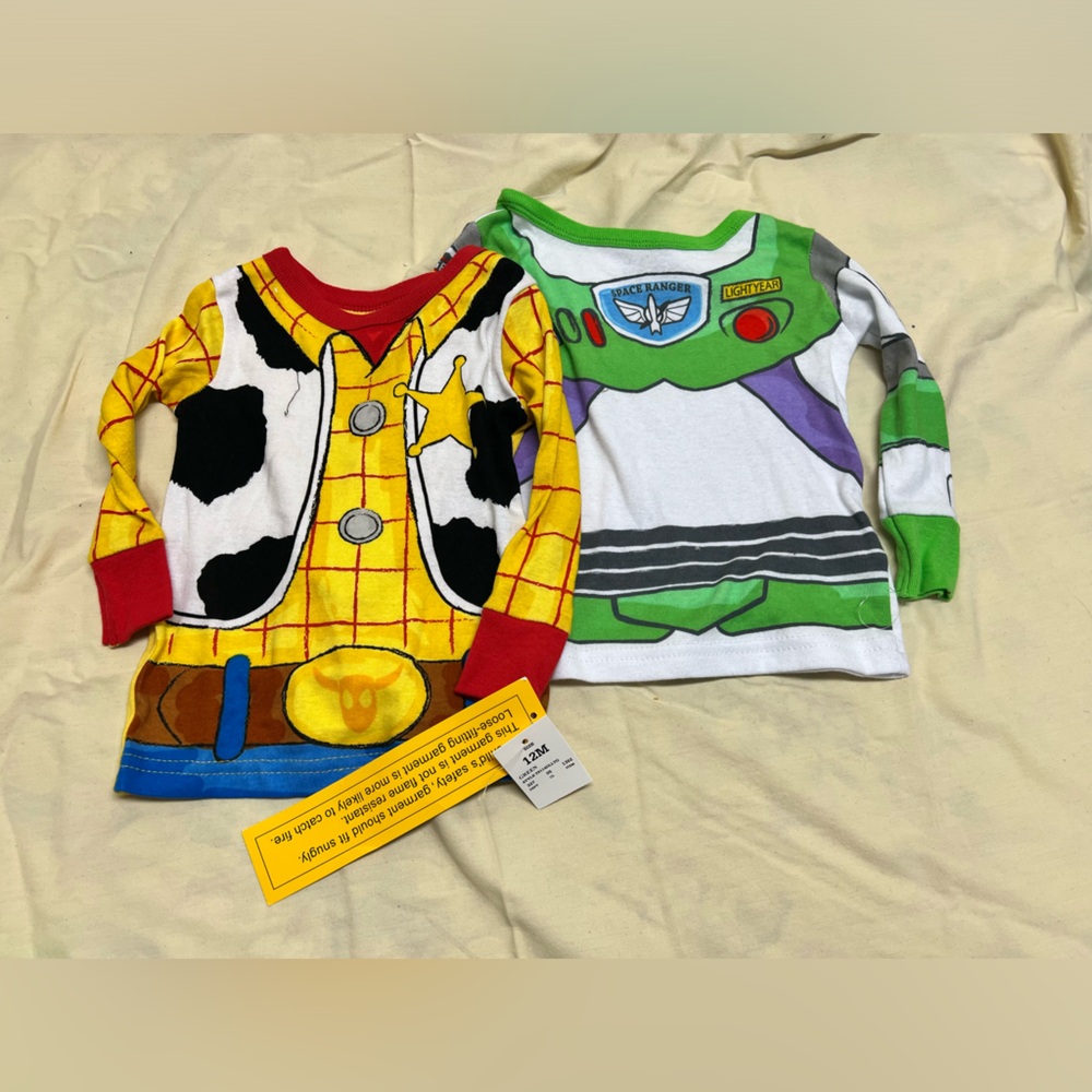 Toy Story woody & buz lightyear shirts